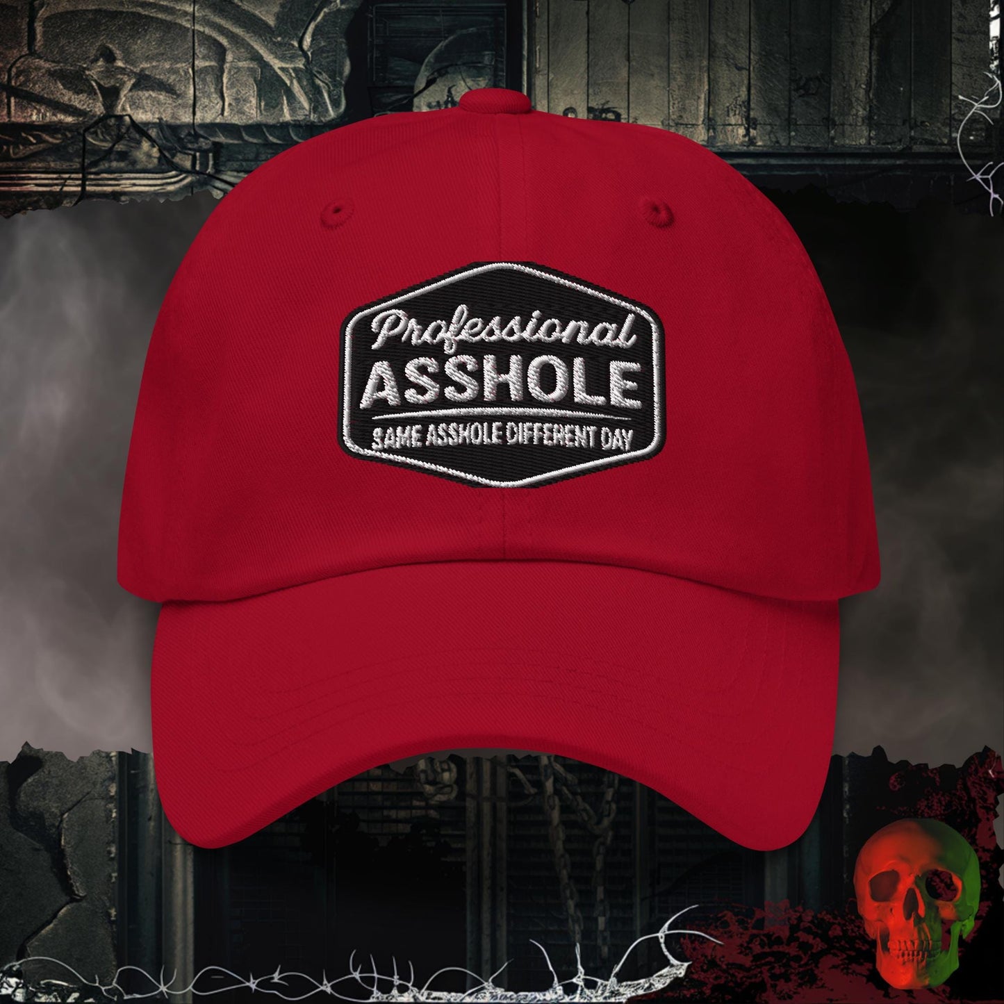 Hats Cranberry / One size Professional Asshole Embroidered Hat