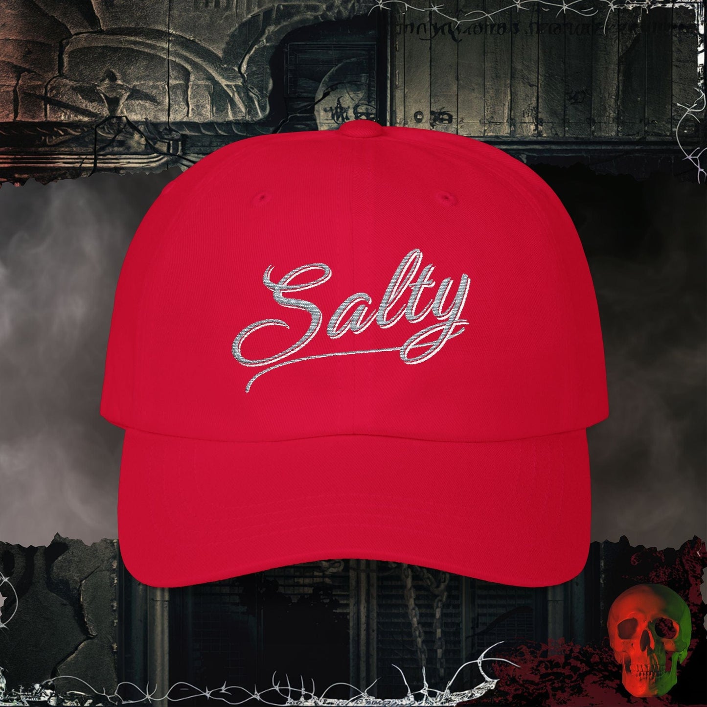 Hats Cranberry / One size Salty Embroidered Hat