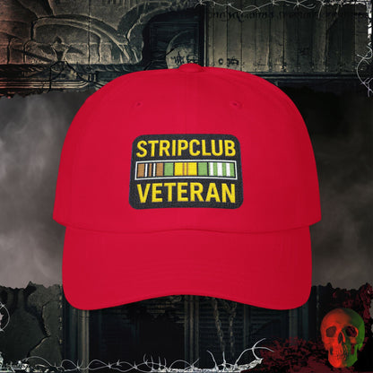 Hats Cranberry / One size Stripclub Veteran  Embroidered Hat