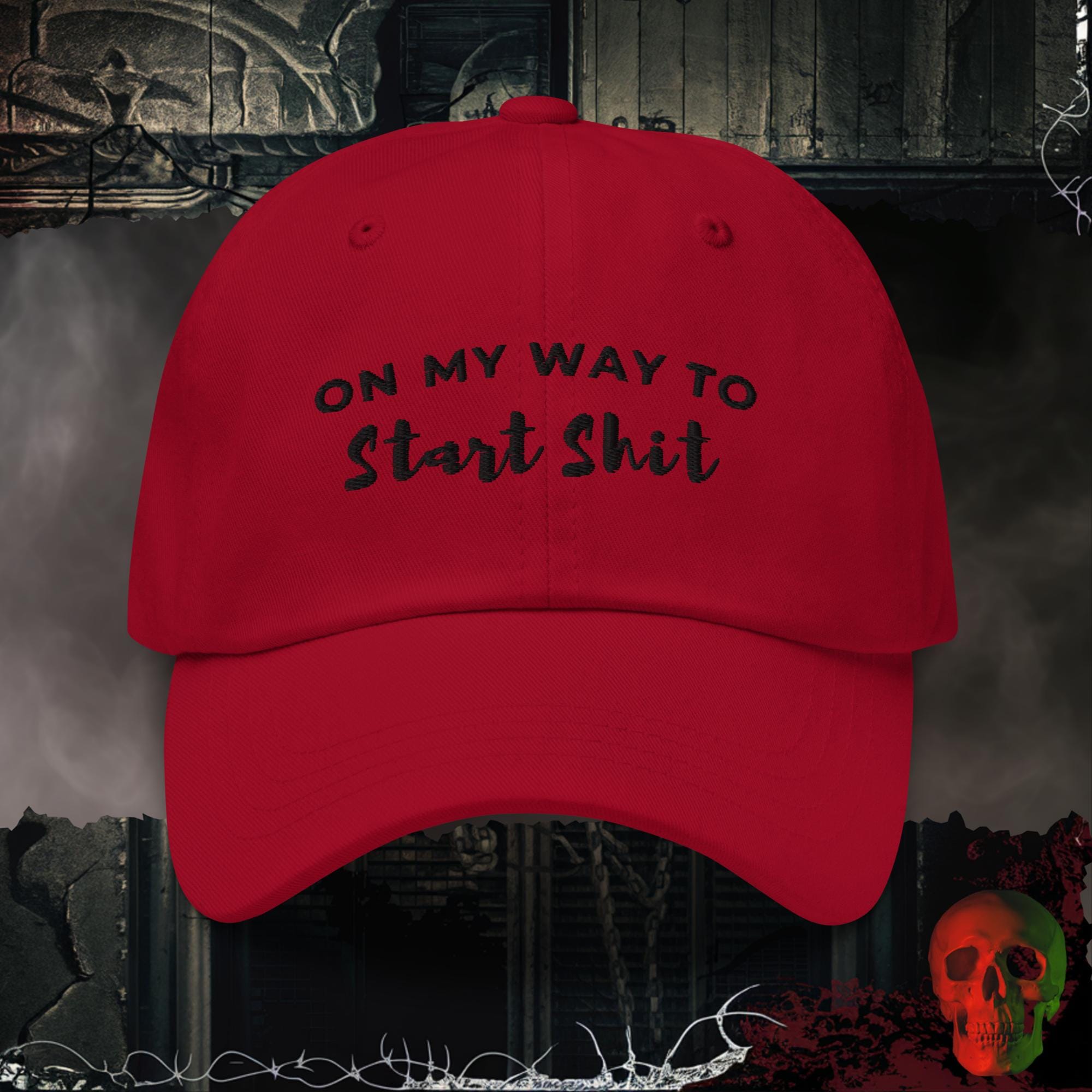 Hats Cranberry Starting Shit Embroidered Hat