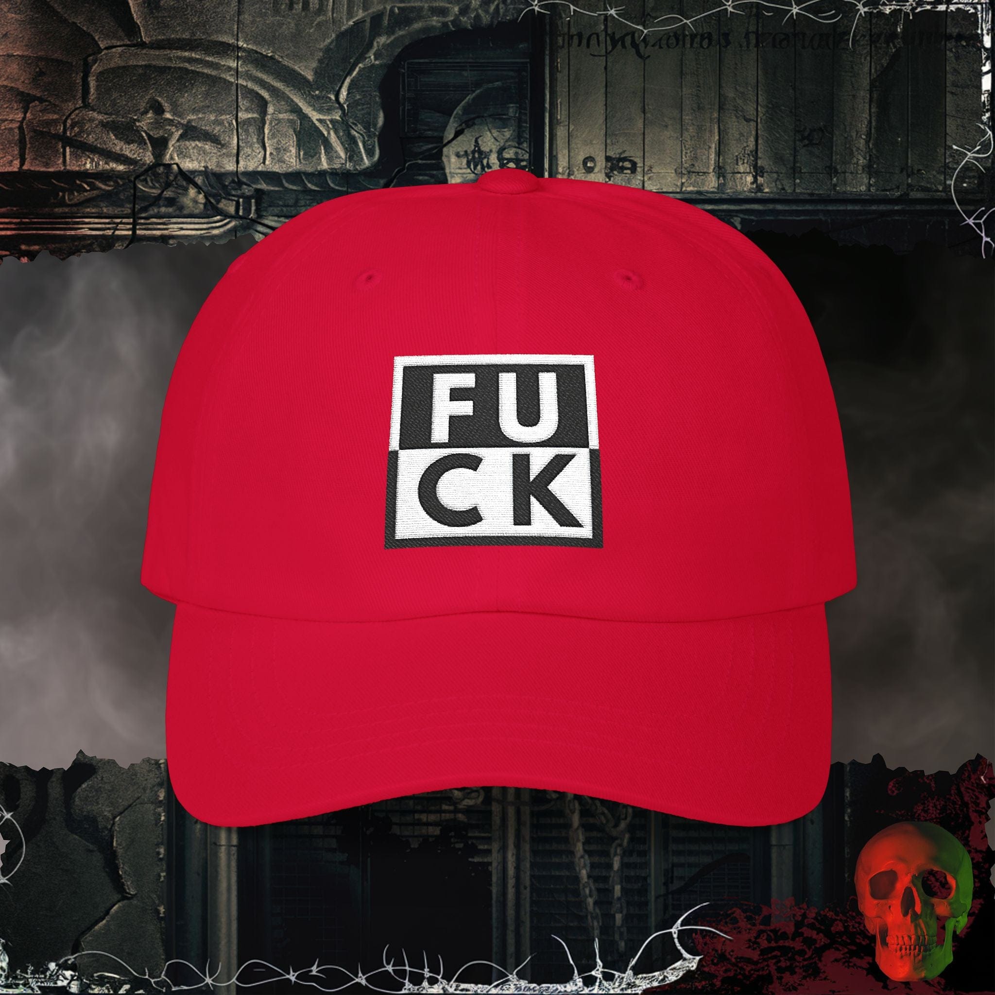 Hats Cranberry The Universal Language Embroidered Hat