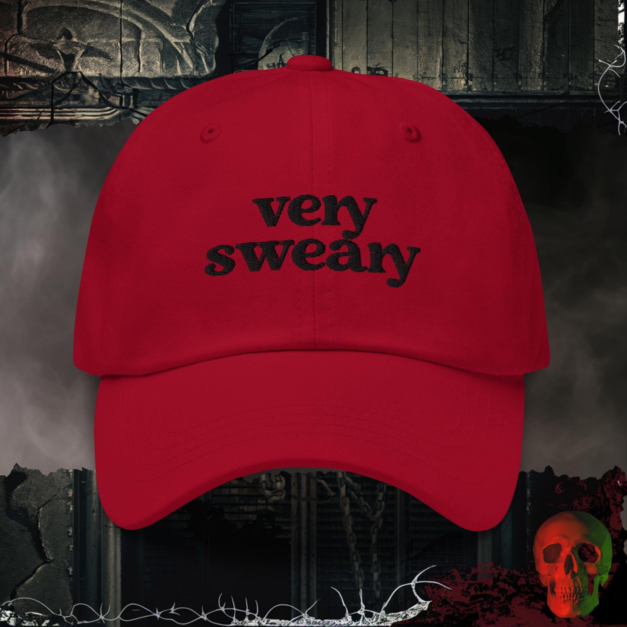 Hats Cranberry Very Sweary Embroidered Hat