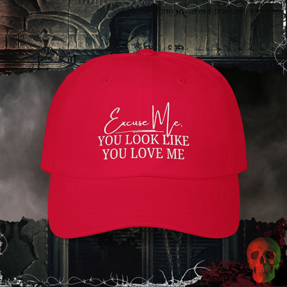 Hats Cranberry You Look Like You Love Me Embroidered Hat