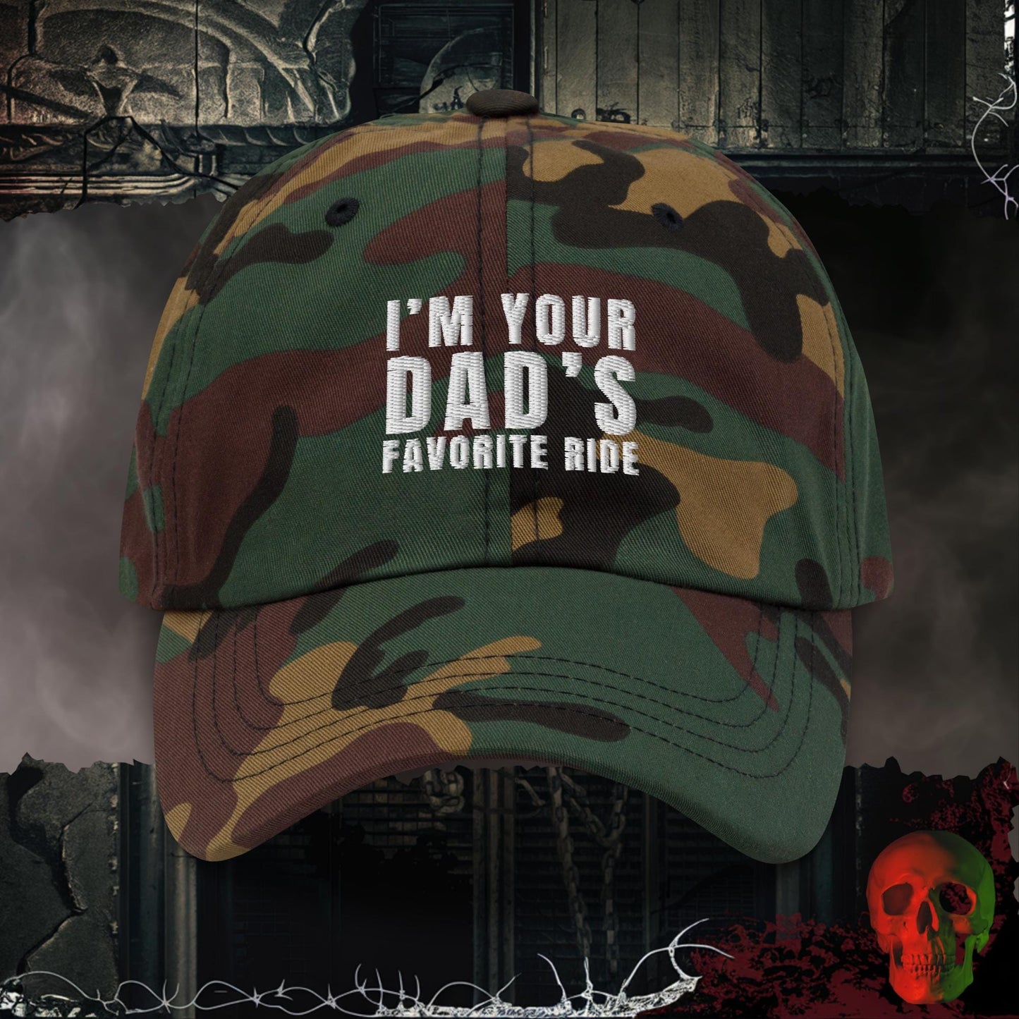 Hats Dad's Favorite Ride Embroidered Hat