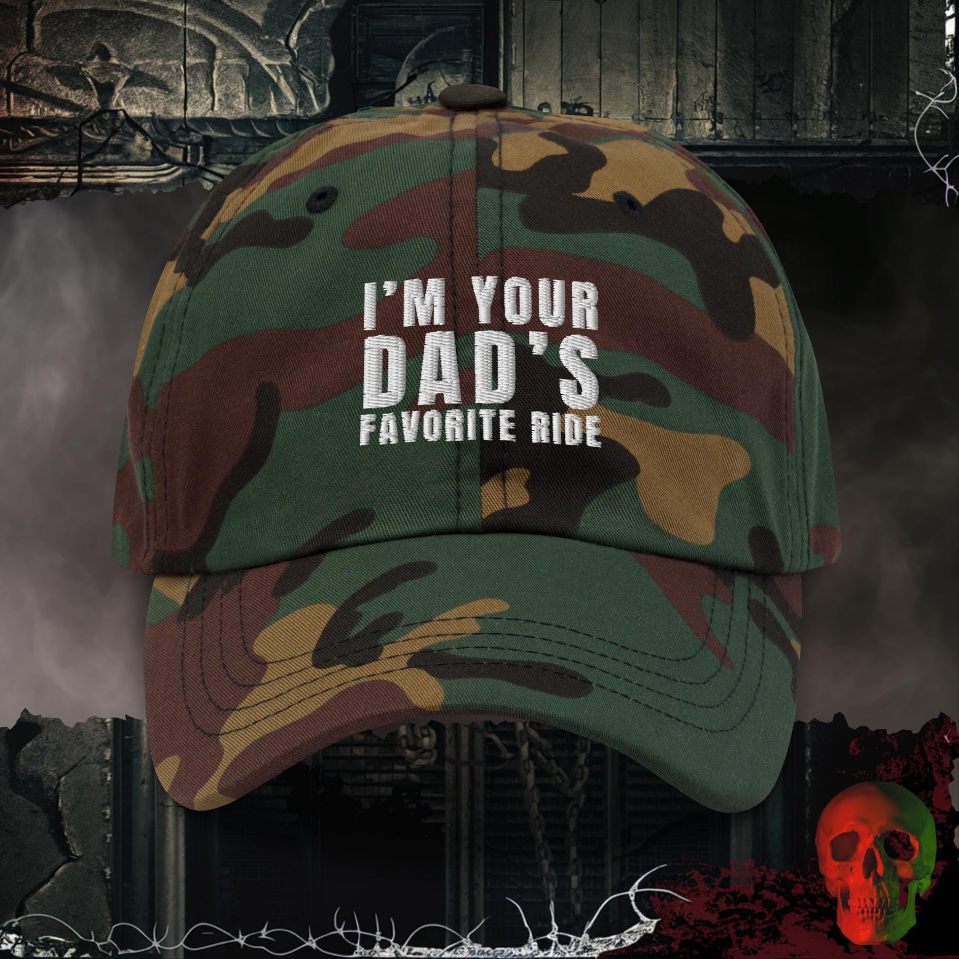 Hats Dad's Favorite Ride Embroidered Hat