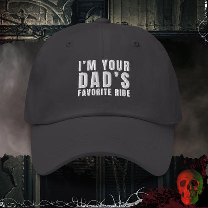 Hats Dark Grey Dad's Favorite Ride Embroidered Hat