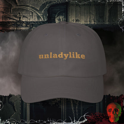 Hats Dark Grey / One size A Little Unladylike Embroidered Hat