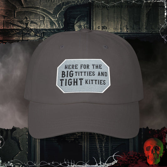 Hats Dark Grey / One size Big T!tties and Tight Kitties Embroidered Hat