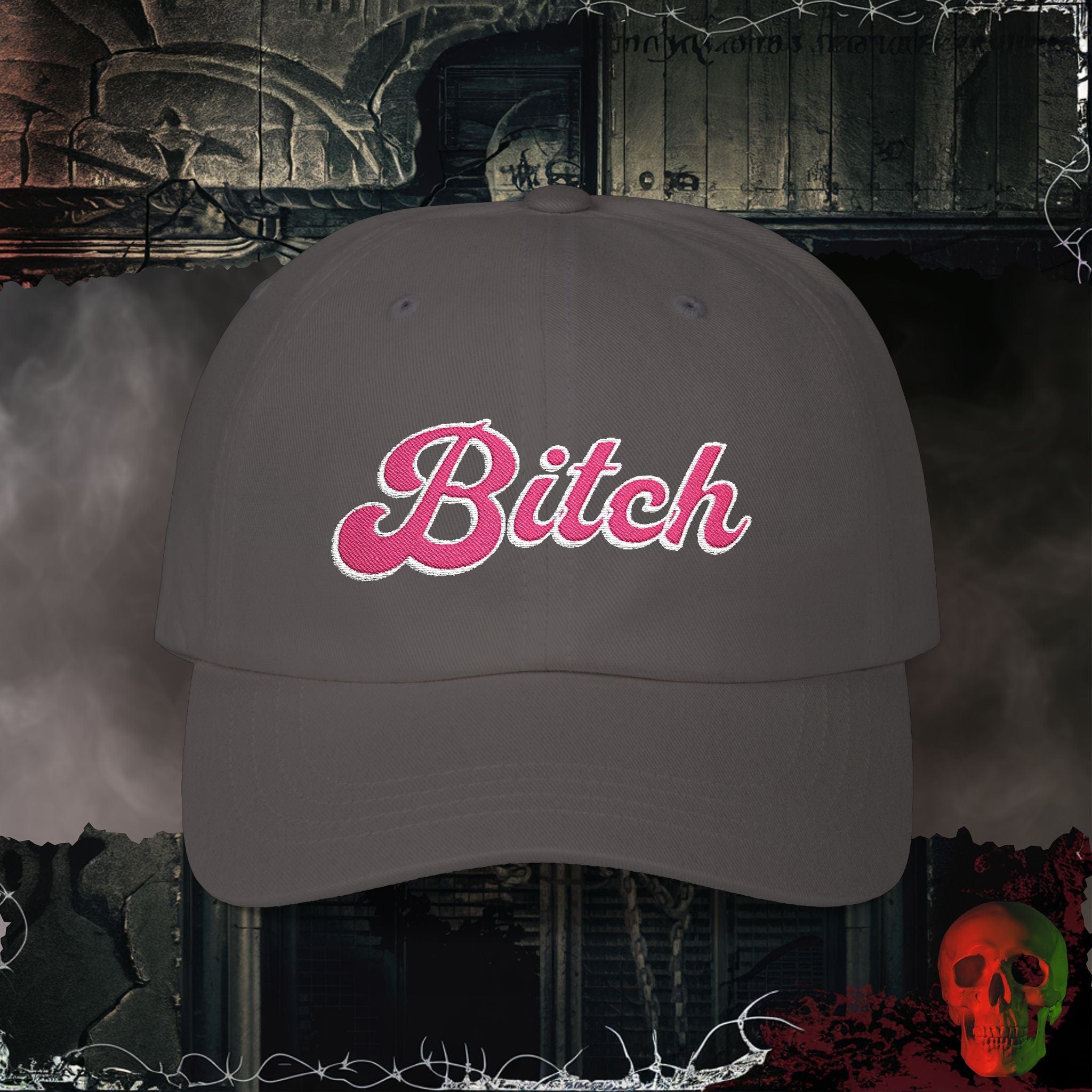 Hats Dark Grey / One size Bitch Embroidered Hat