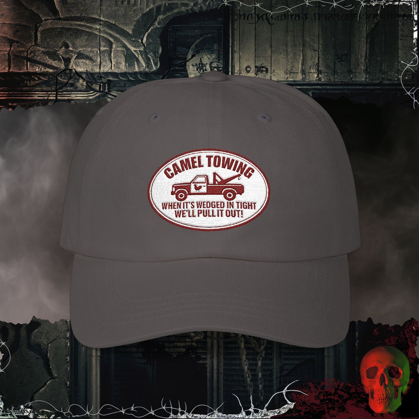 Hats Dark Grey / One size Camel Towing Embroidered Hat