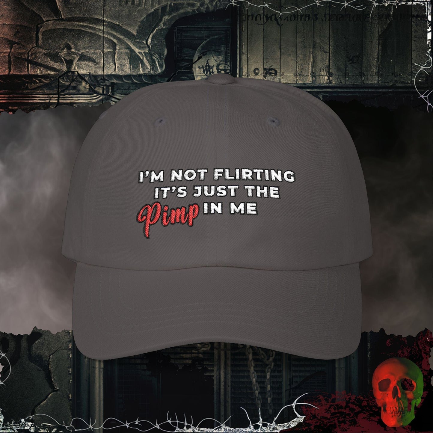 Hats Dark Grey / One size Inner Pimp Swag Embroidered Hat