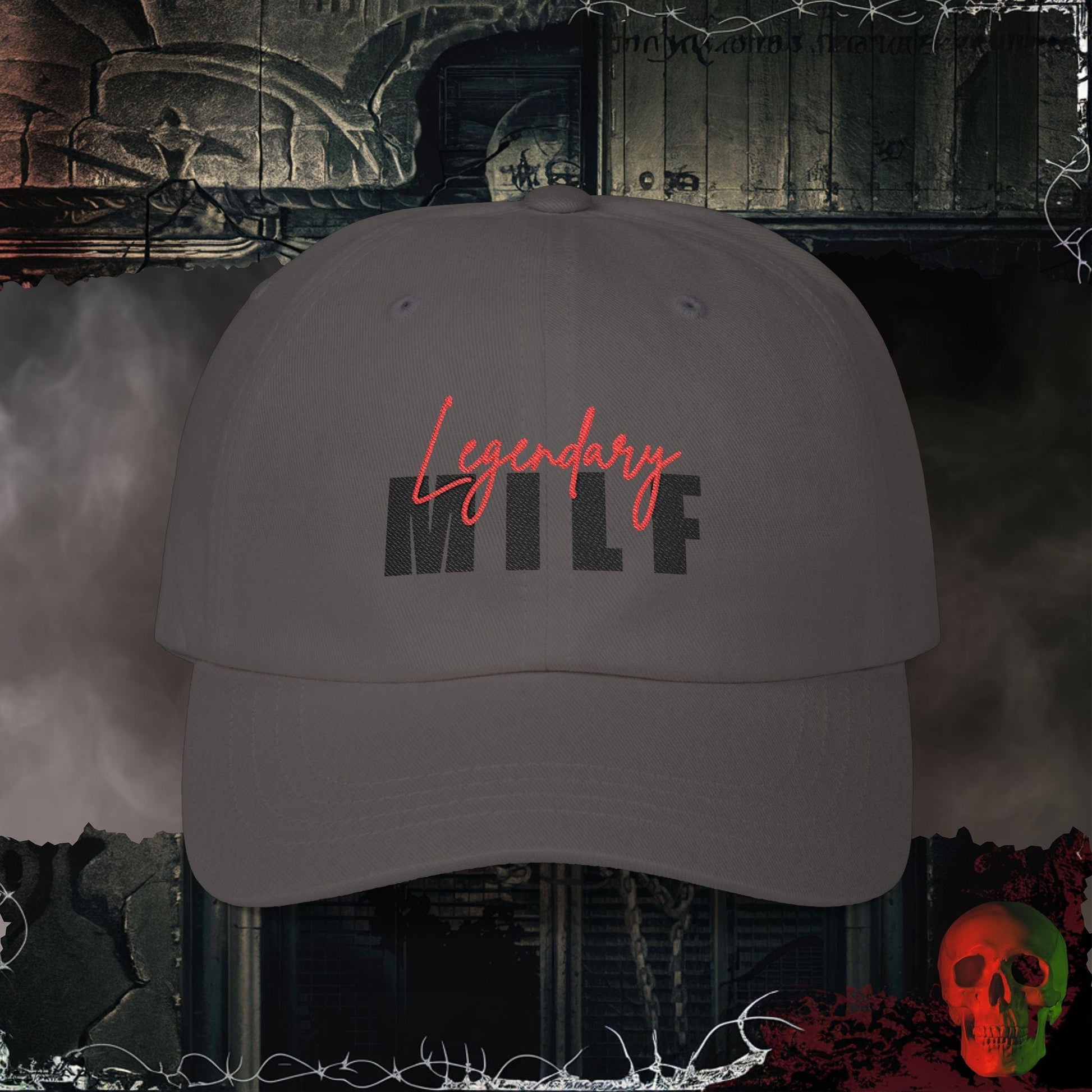 Hats Dark Grey / One size Legendary MILF Embroidered Hat