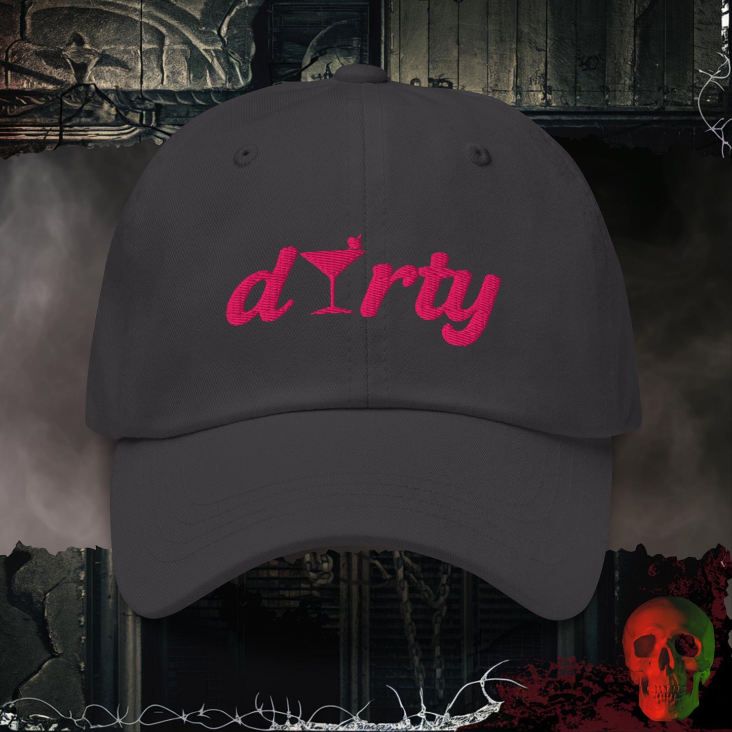 Hats Dark Grey / One size Like it Dirty Embroidered Hat