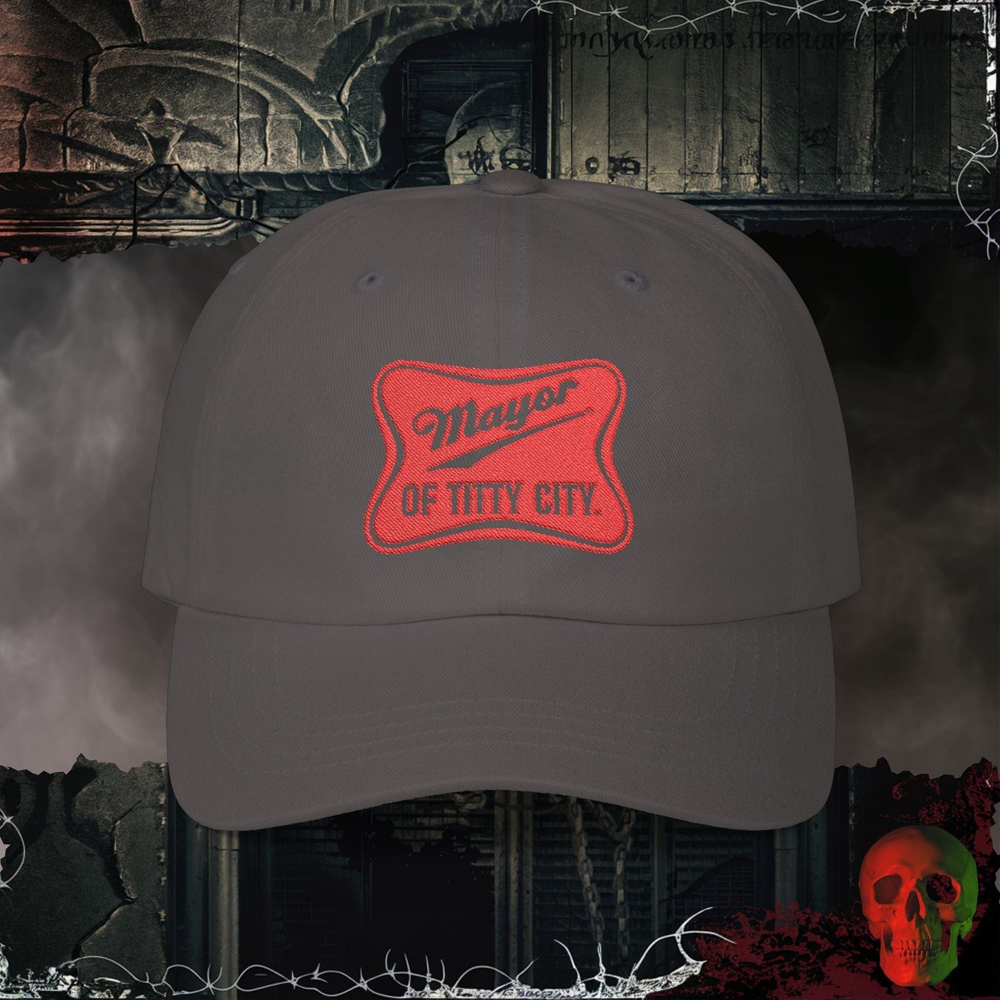 Hats Dark Grey / One size Mayor of Titty City Embroidered Hat