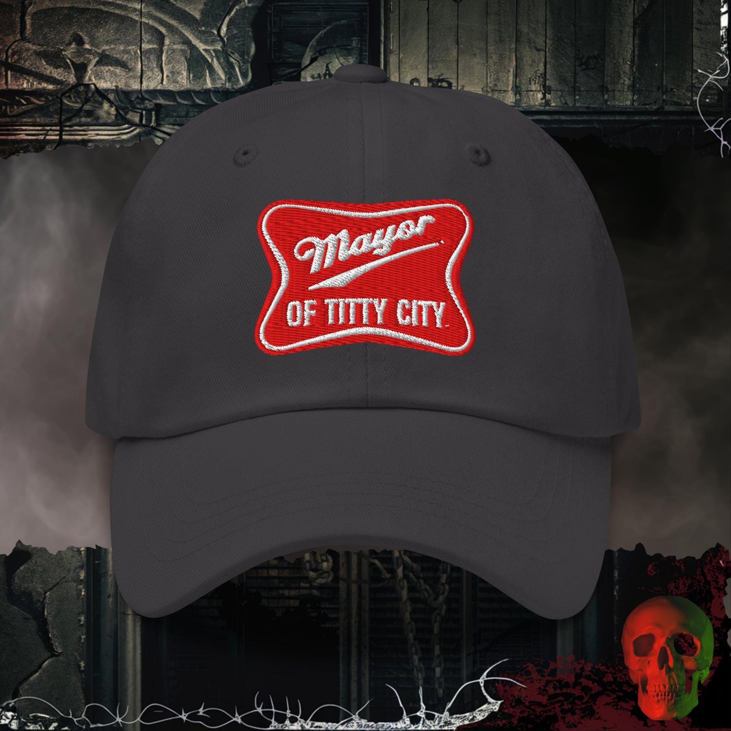Hats Dark Grey / One size Mayor of Titty City Embroidered Hat