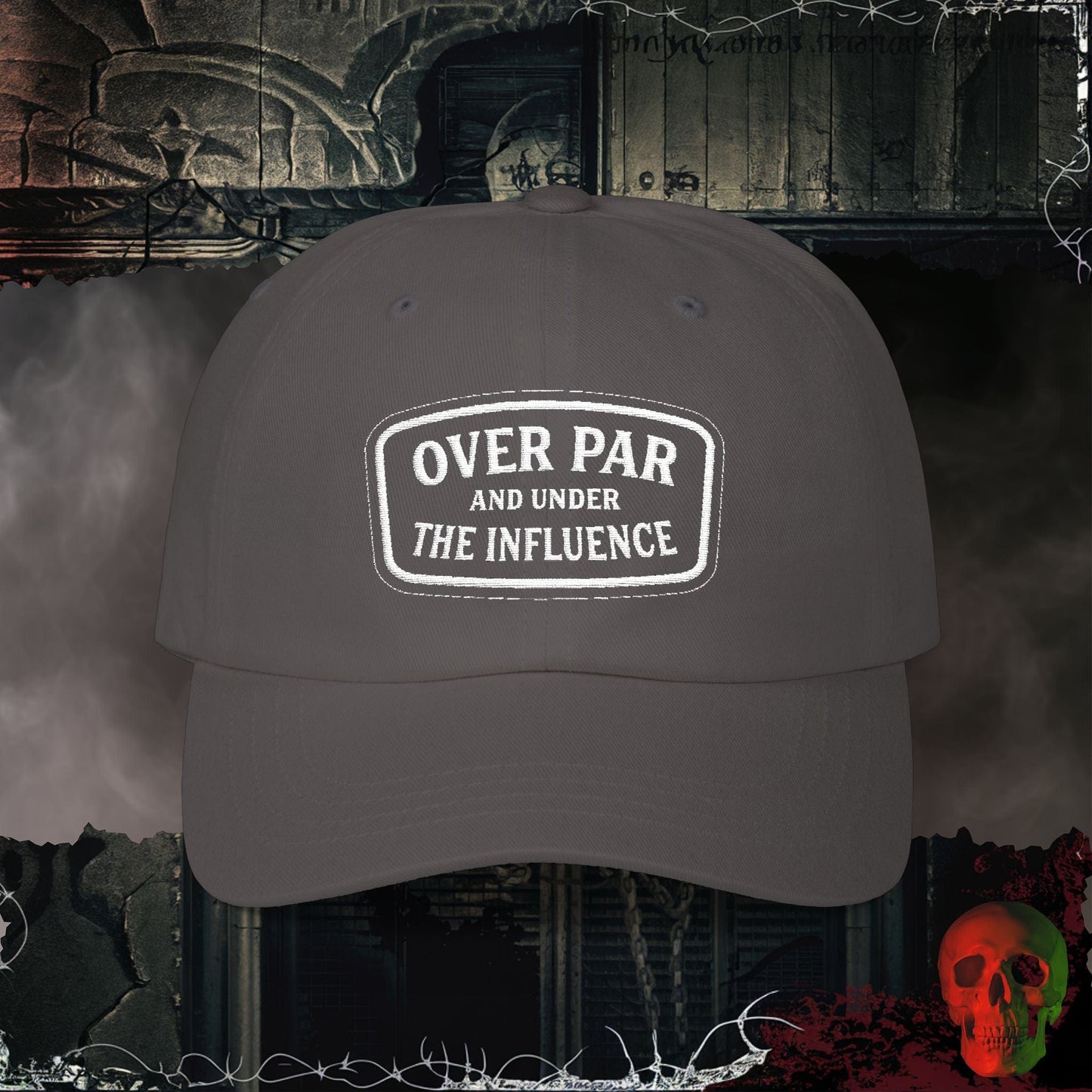 Hats Dark Grey / One size Over Par Hat Embroidered Hat