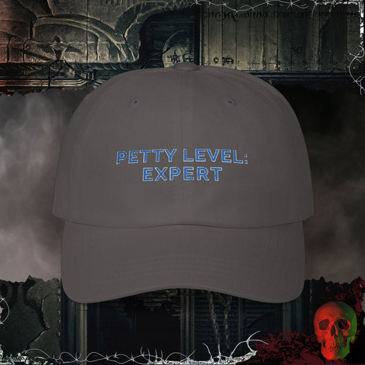 Hats Dark Grey / One size Petty Level : Expert Embroidered Hat