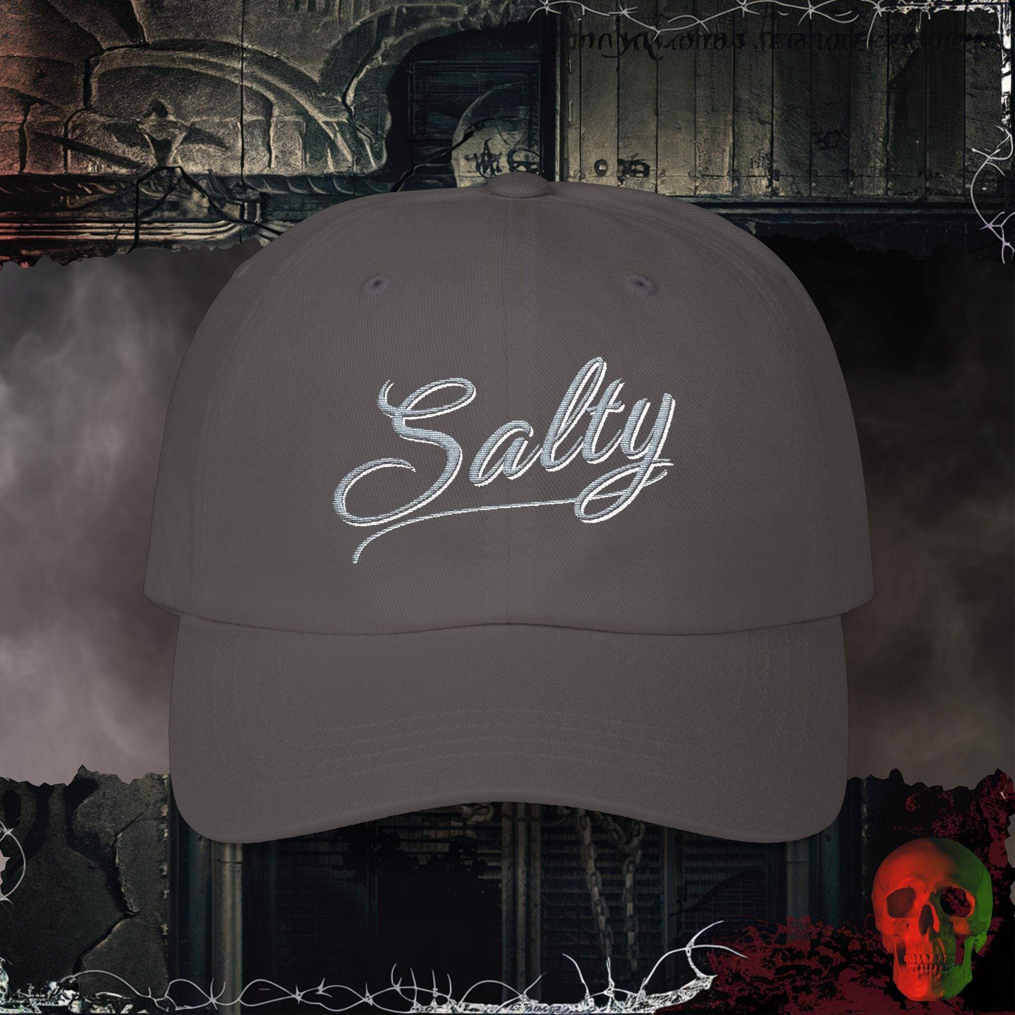 Hats Dark Grey / One size Salty Embroidered Hat