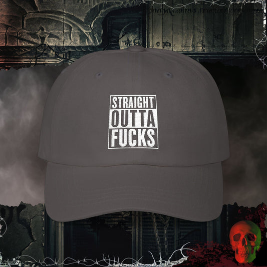 Hats Dark Grey / One size Straight Out of F's Embroidered Hat