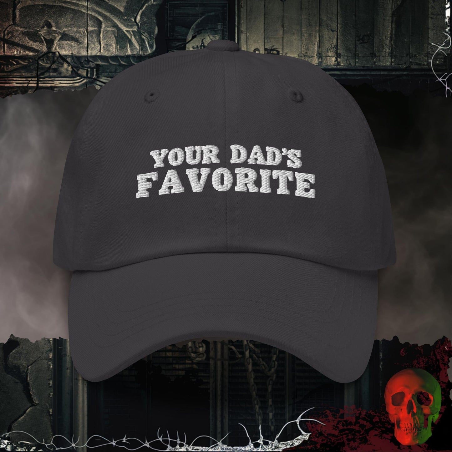 Hats Dark Grey Your Dad's Favorite Embroidered Hat
