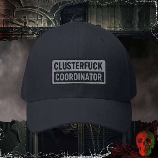 Hats Dark Navy / S/M Clusterf@ck Coordinator Closed Back Embroidered Hat