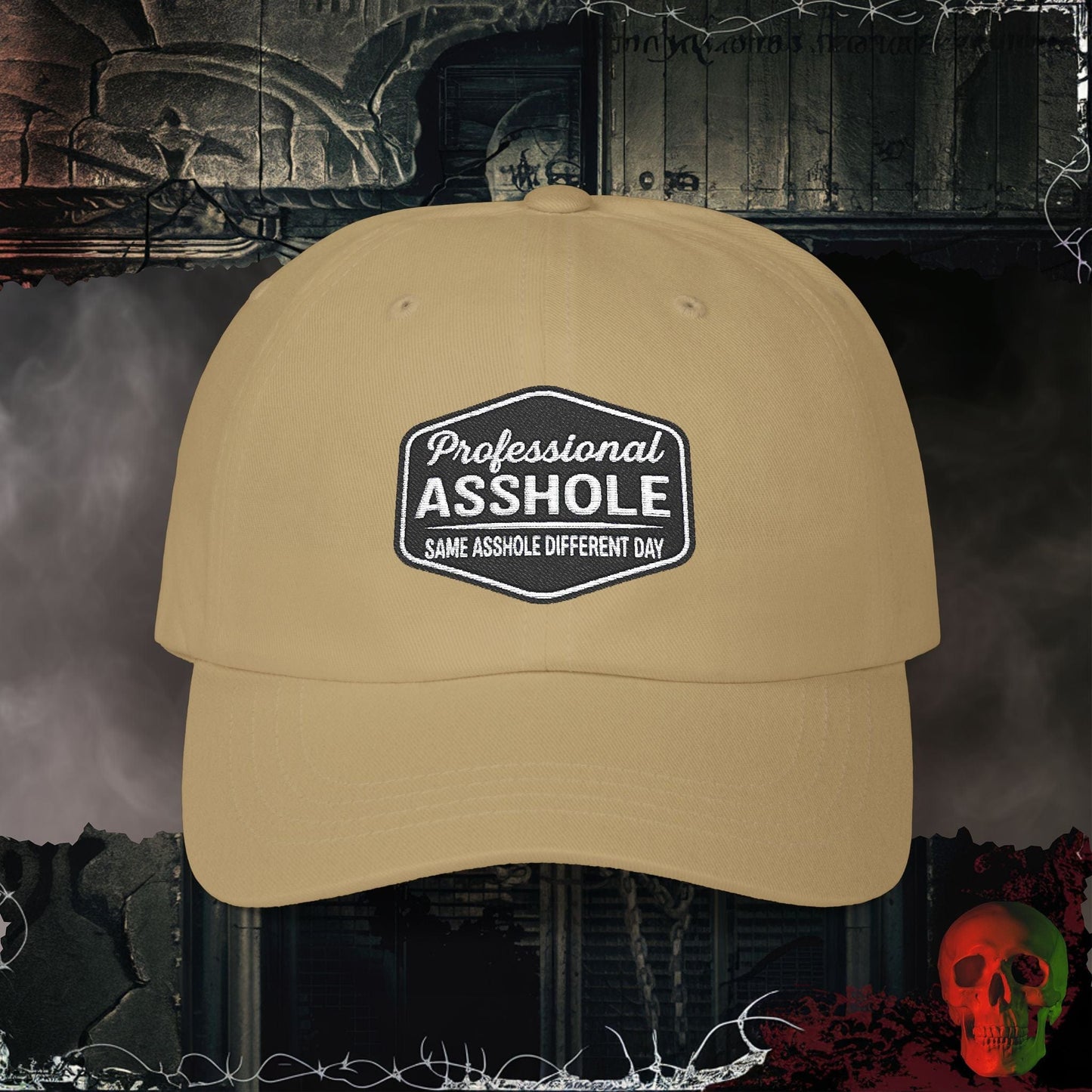 Hats Khaki / One size Professional Asshole Embroidered Hat