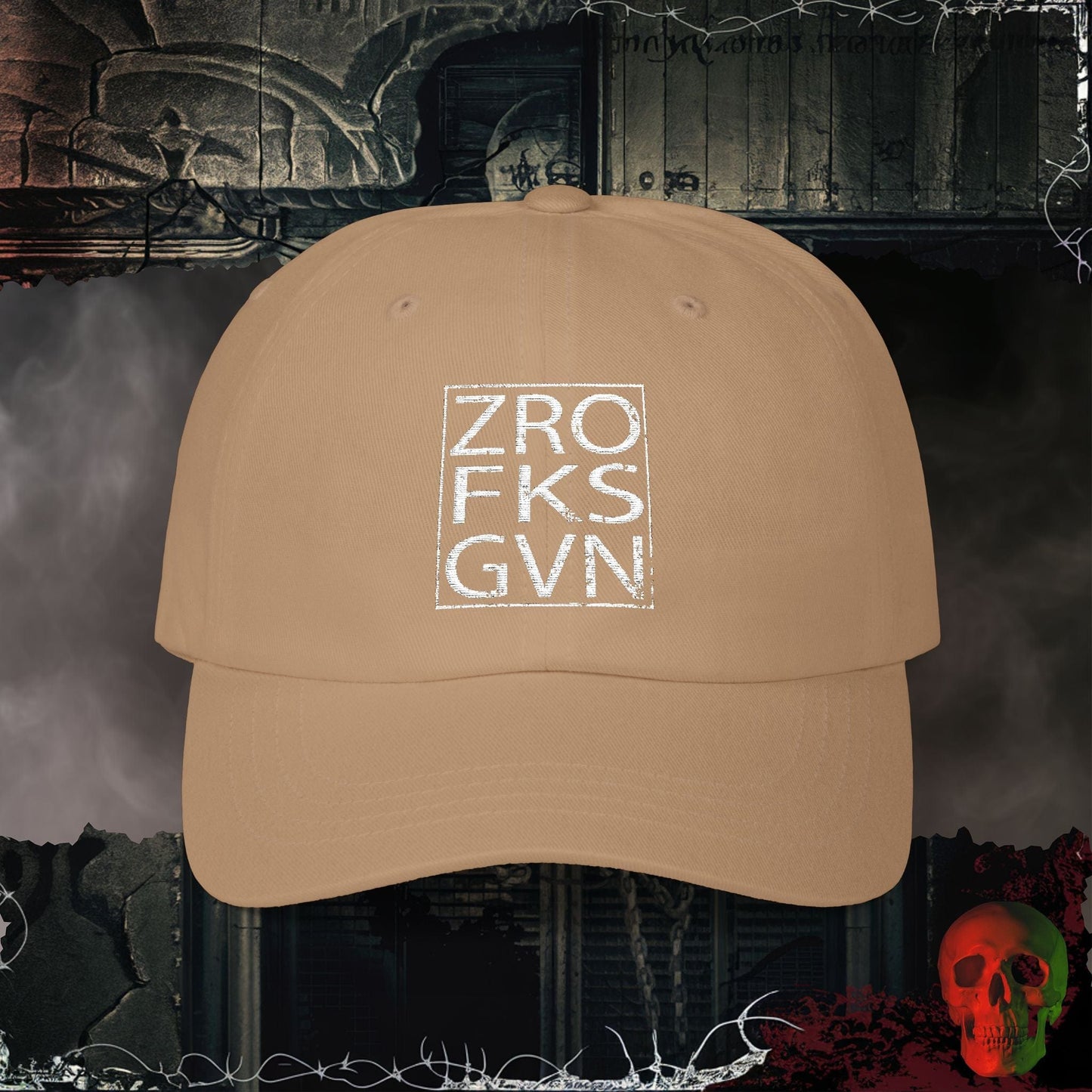 Hats Khaki / One size ZROFKSGVN Embroidered Hat