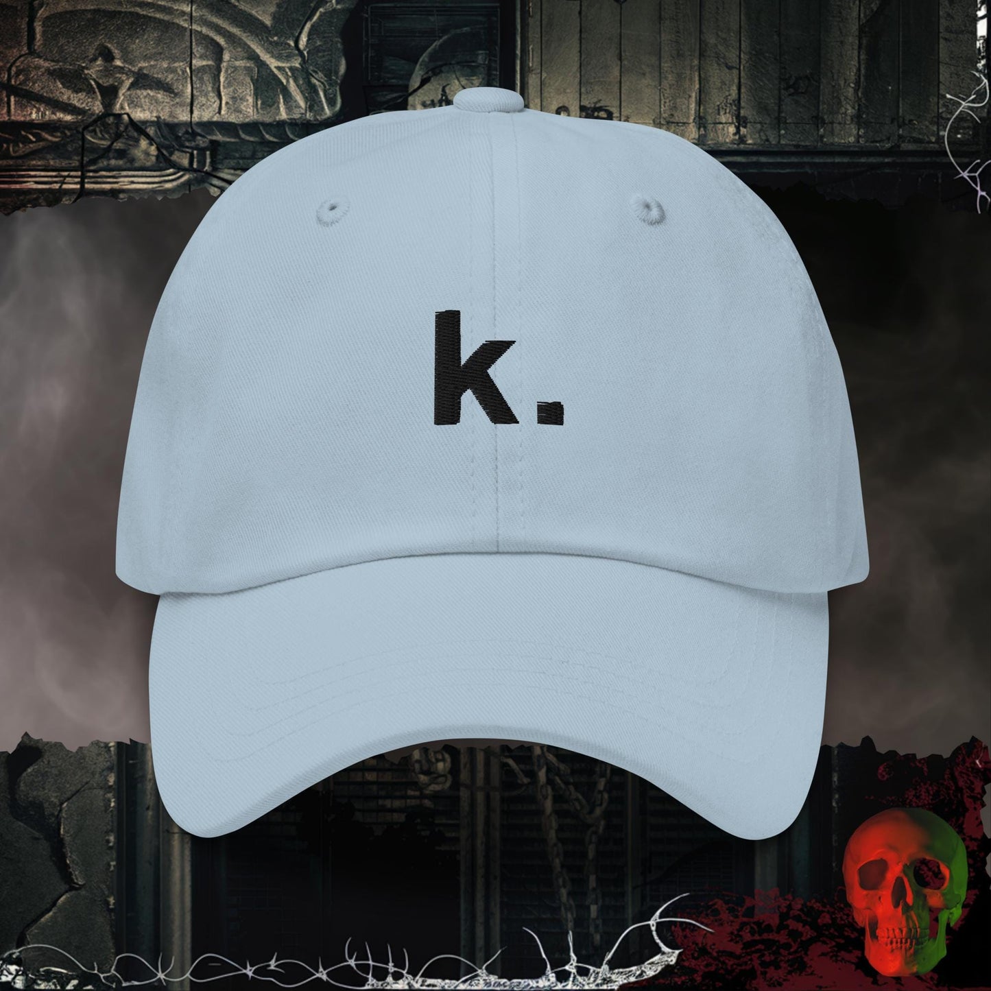 Hats Light Blue k. Embroidered Hat