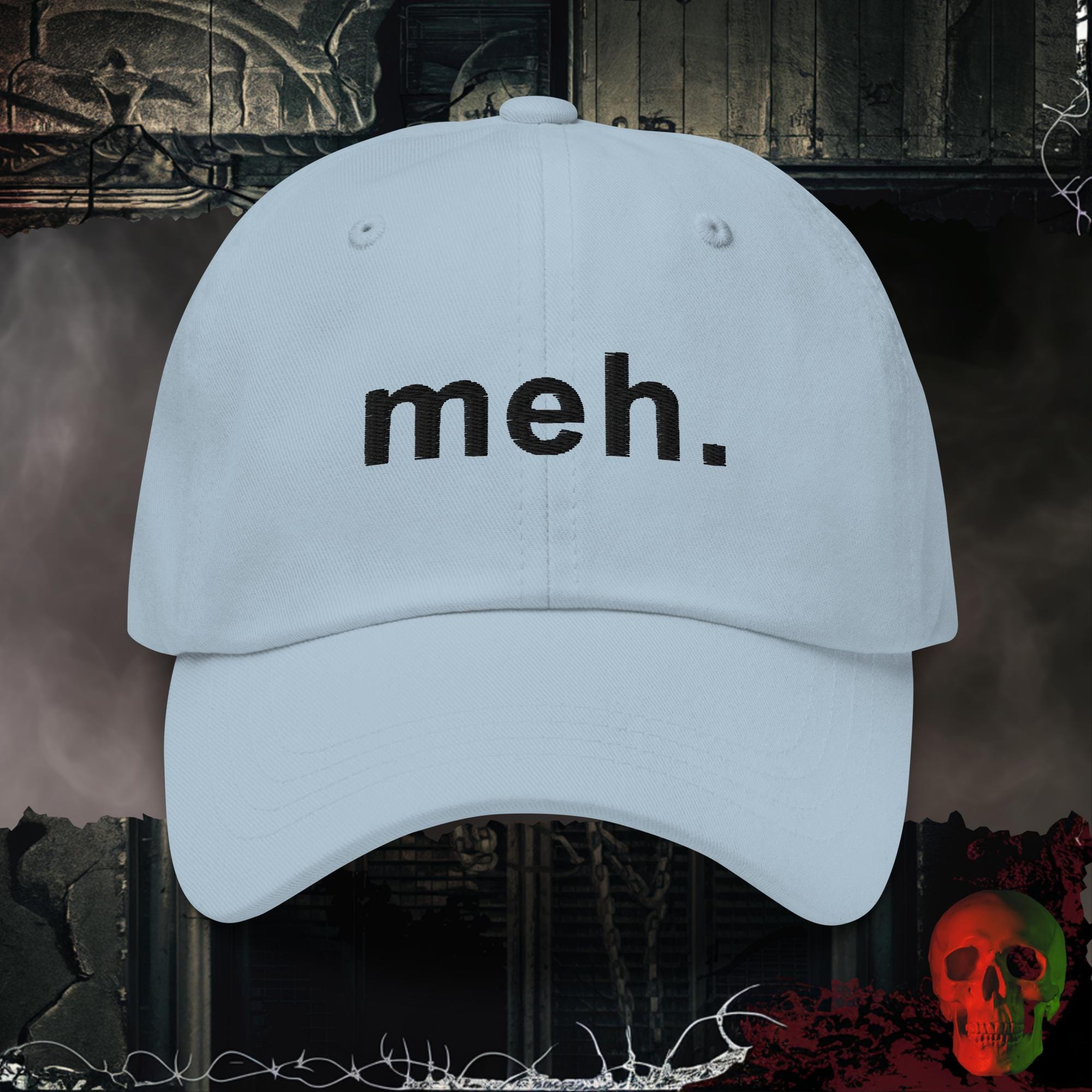 Hats Light Blue meh. Embroidered Hat