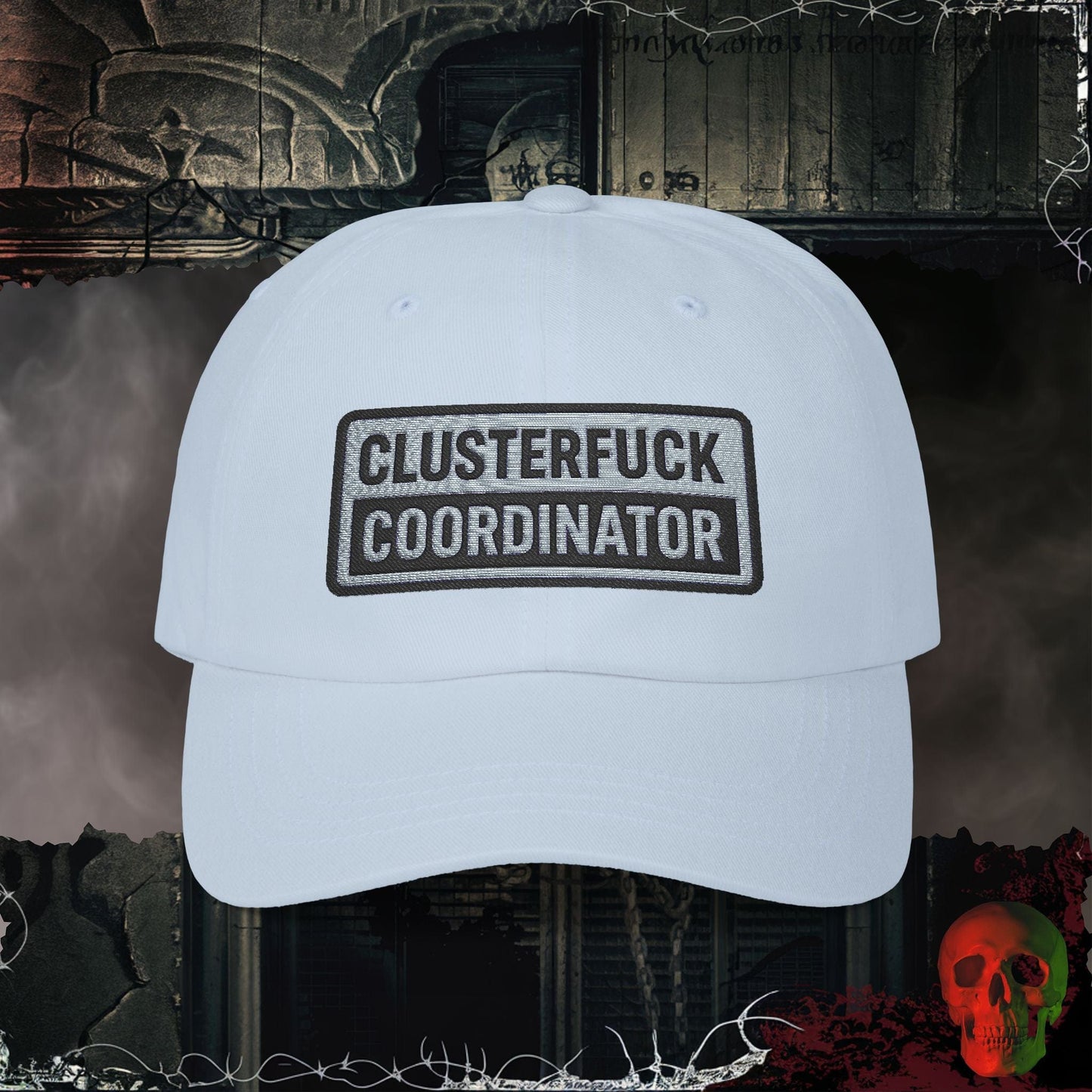 Hats Light Blue / One size Clusterf*ck Coordinator  Embroidered Hat