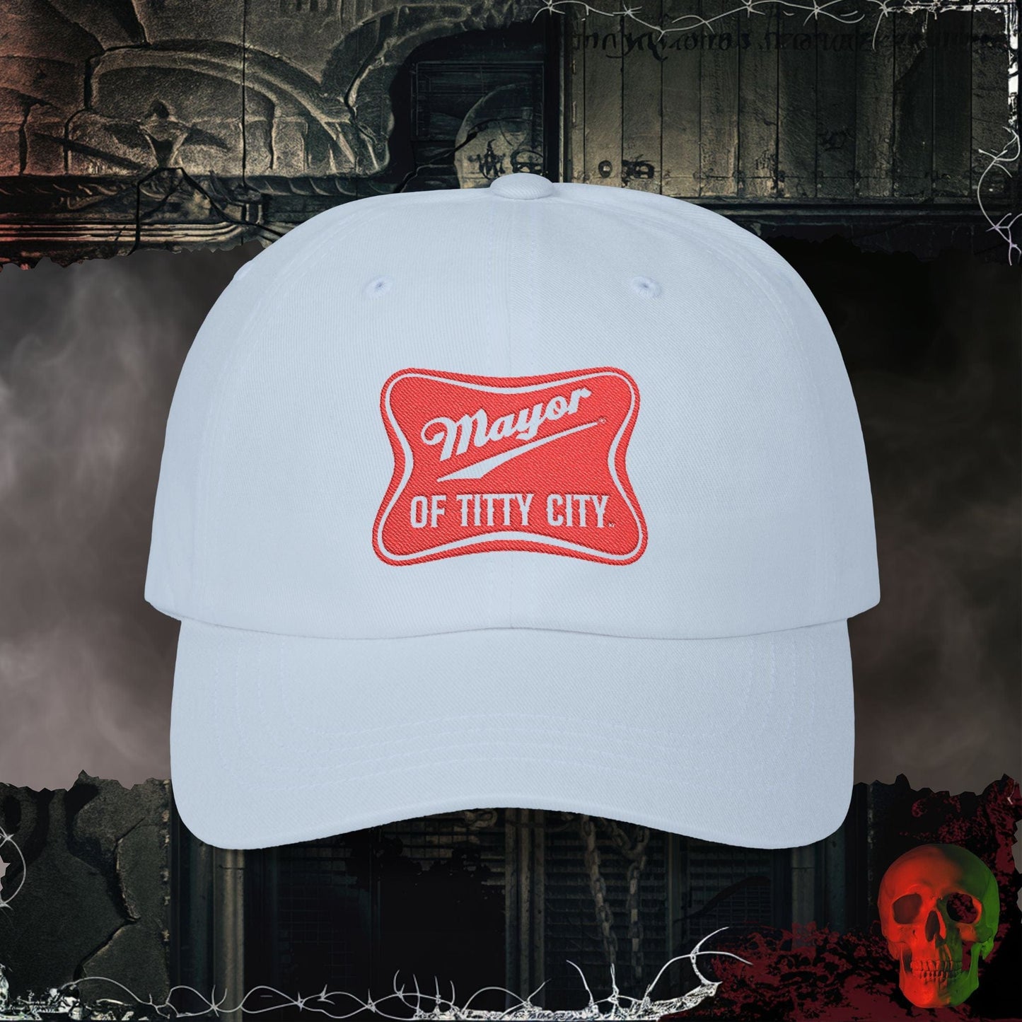 Hats Light Blue / One size Mayor of Titty City Embroidered Hat