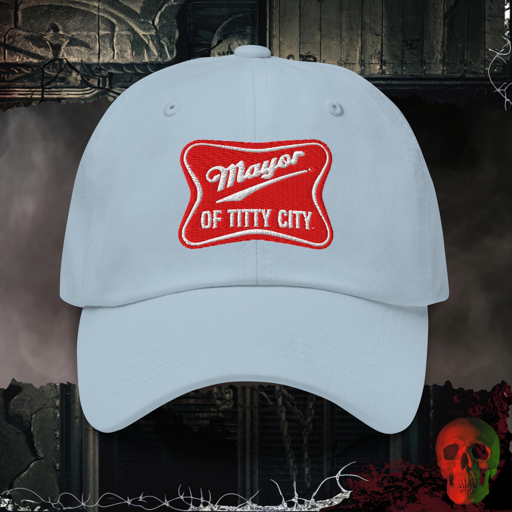 Hats Light Blue / One size Mayor of Titty City Embroidered Hat
