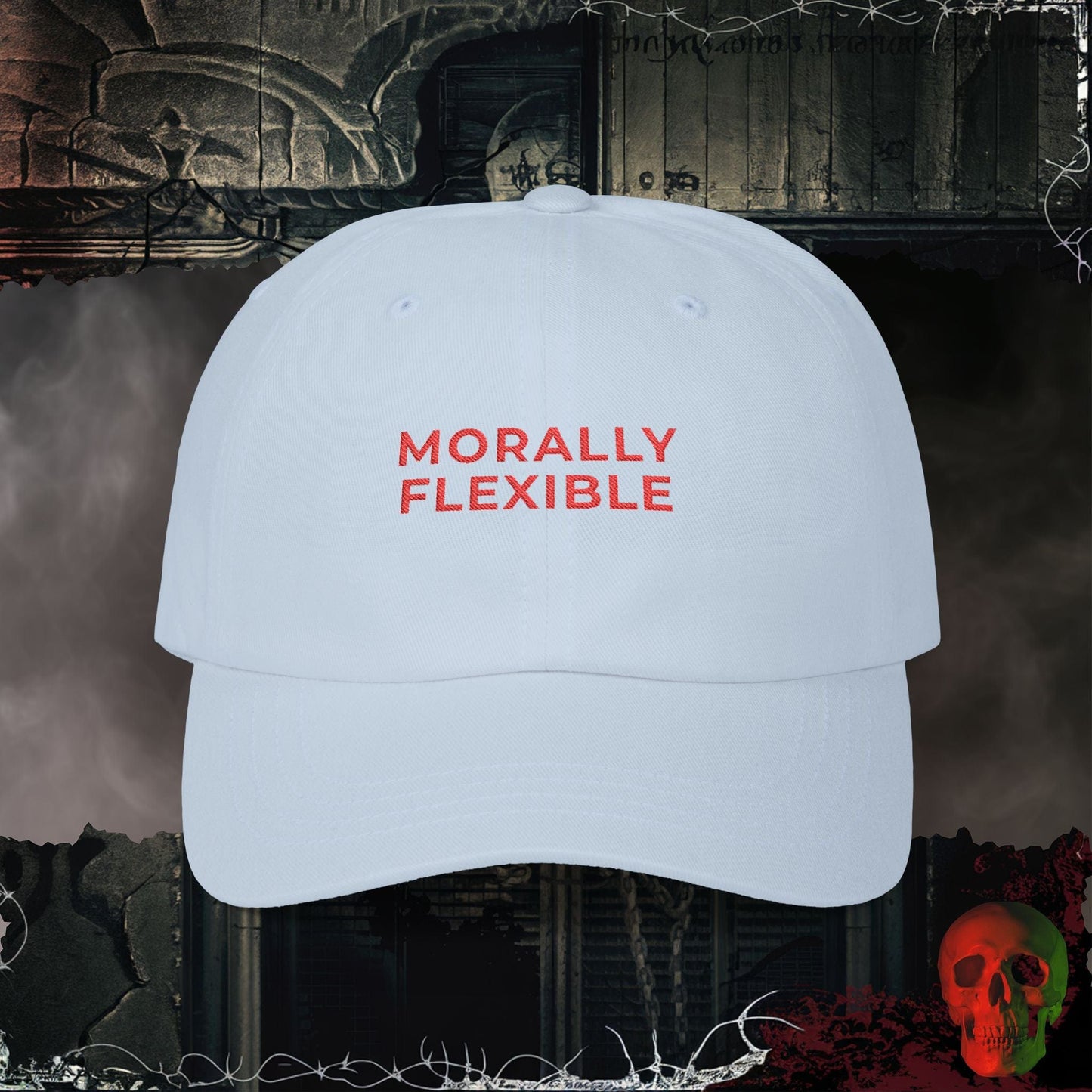 Hats Light Blue / One size Morally Flexible Embroidered Hat