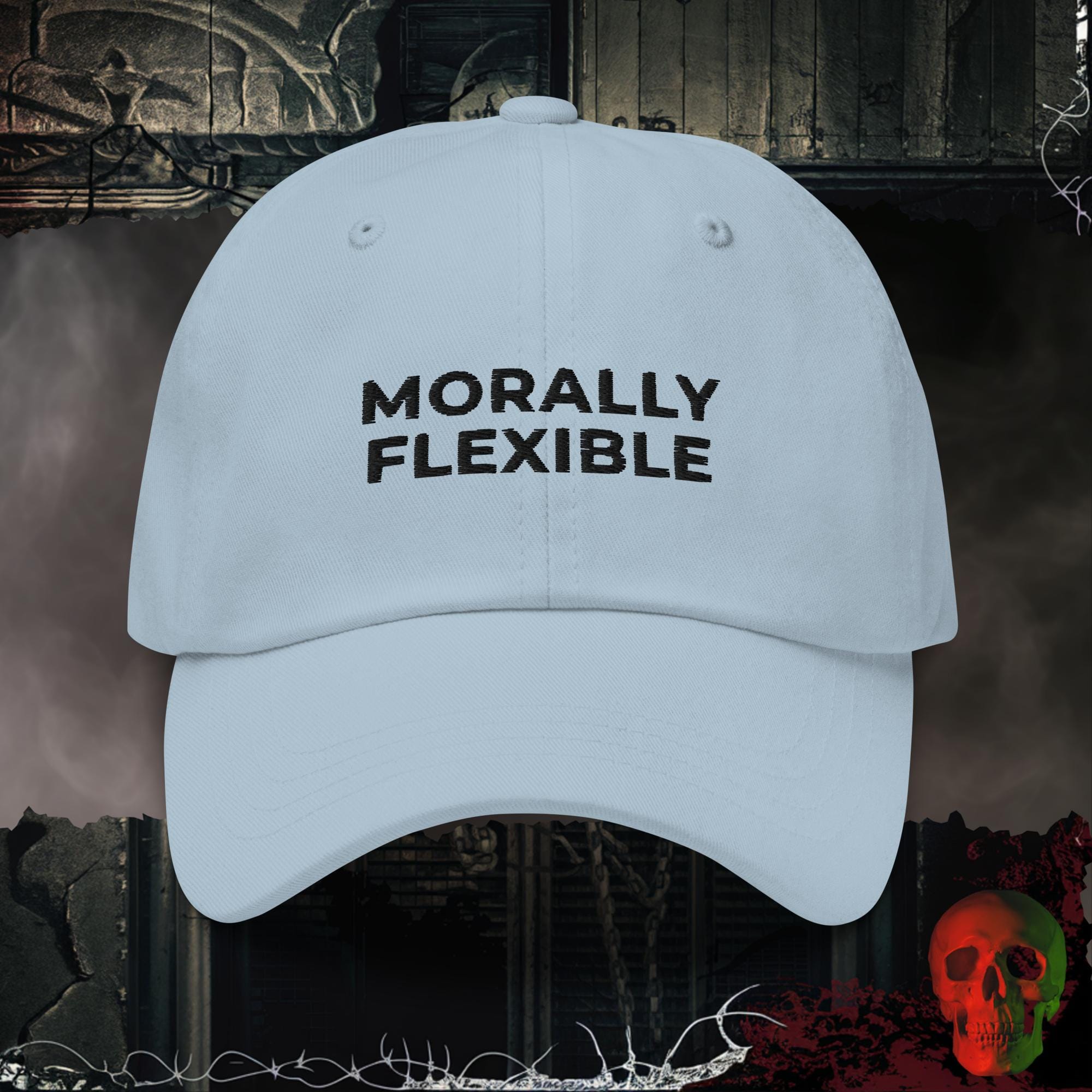 Hats Light Blue / One size Morally Flexible Embroidered Hat