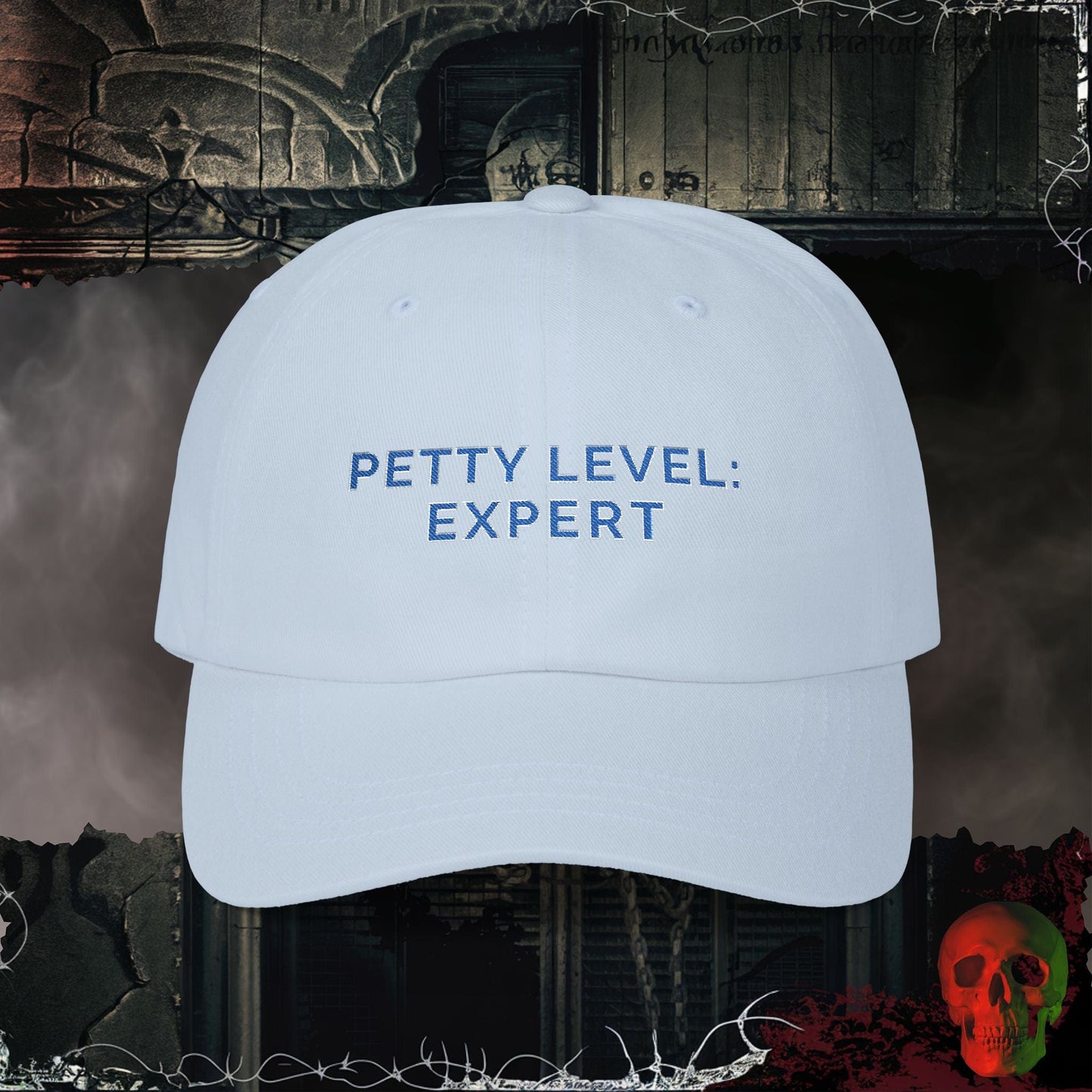 Hats Light Blue / One size Petty Level : Expert Embroidered Hat