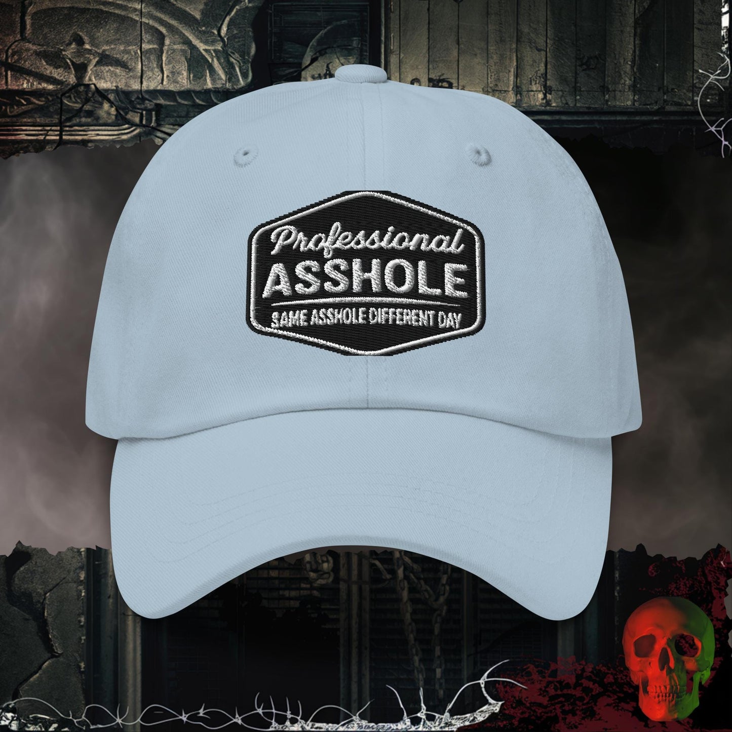 Hats Light Blue / One size Professional Asshole Embroidered Hat