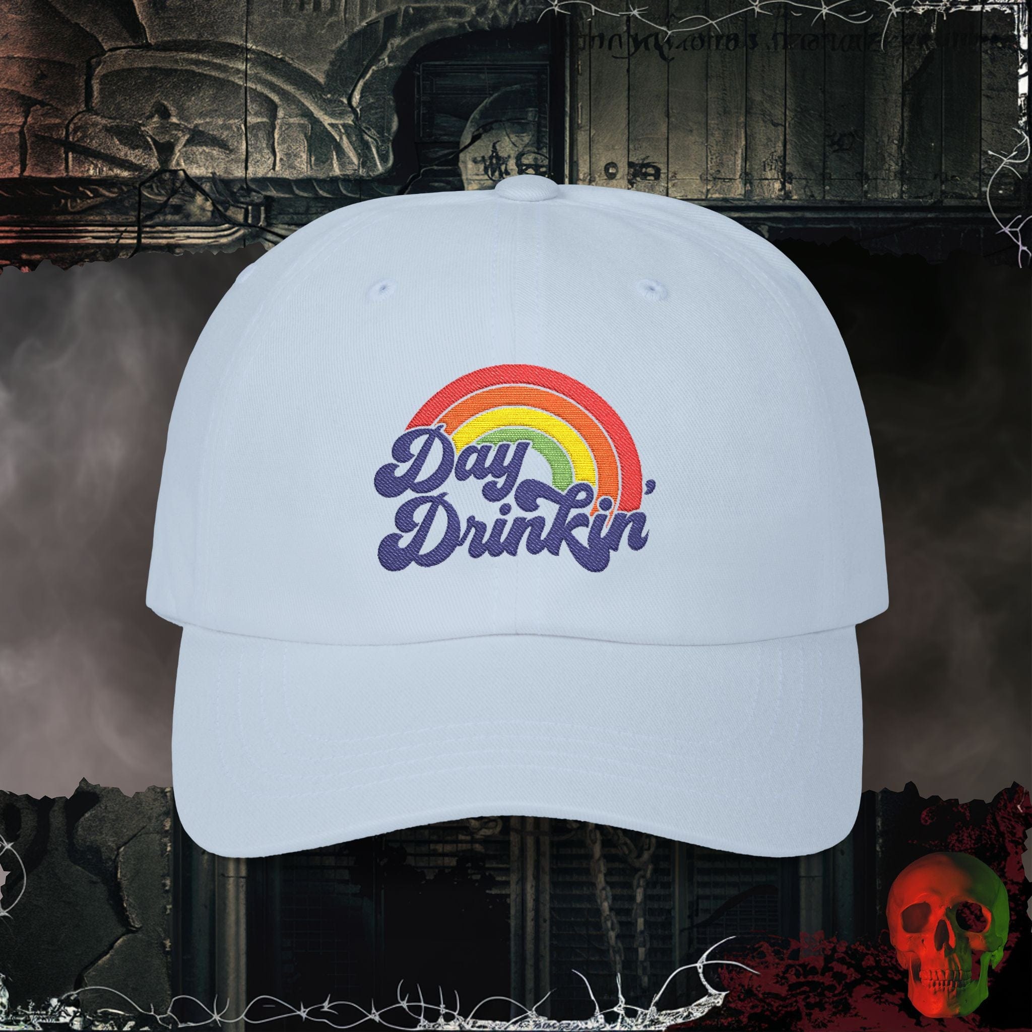 Hats Light Blue / One size Rainbow Day Drinkin’ Embroidered Hat