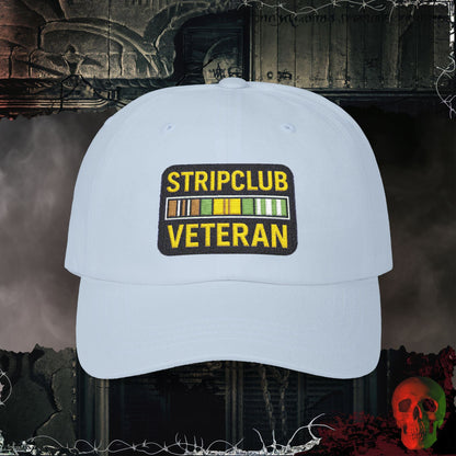 Hats Light Blue / One size Stripclub Veteran  Embroidered Hat