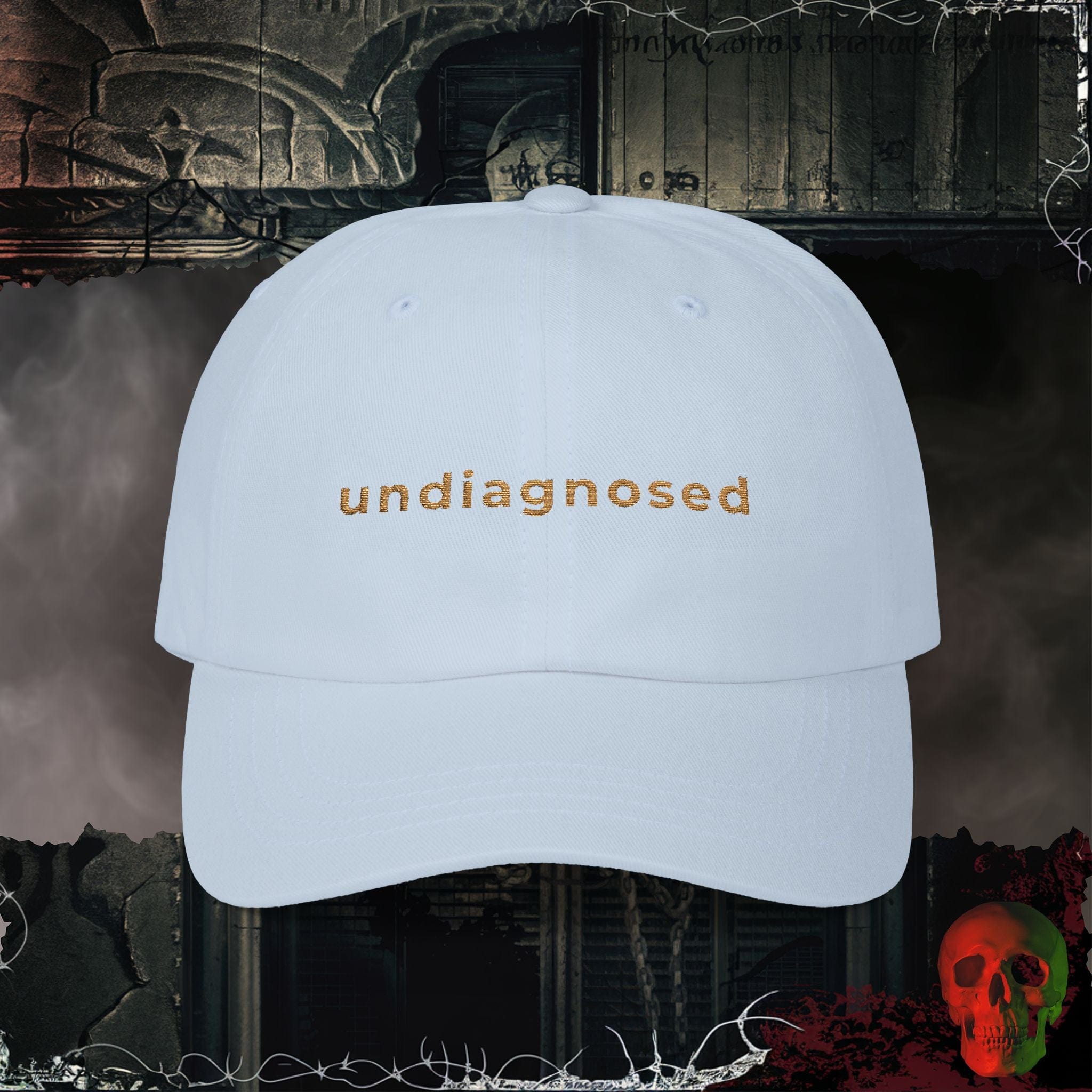 Hats Light Blue / One size Undiagnosed Embroidered Hat
