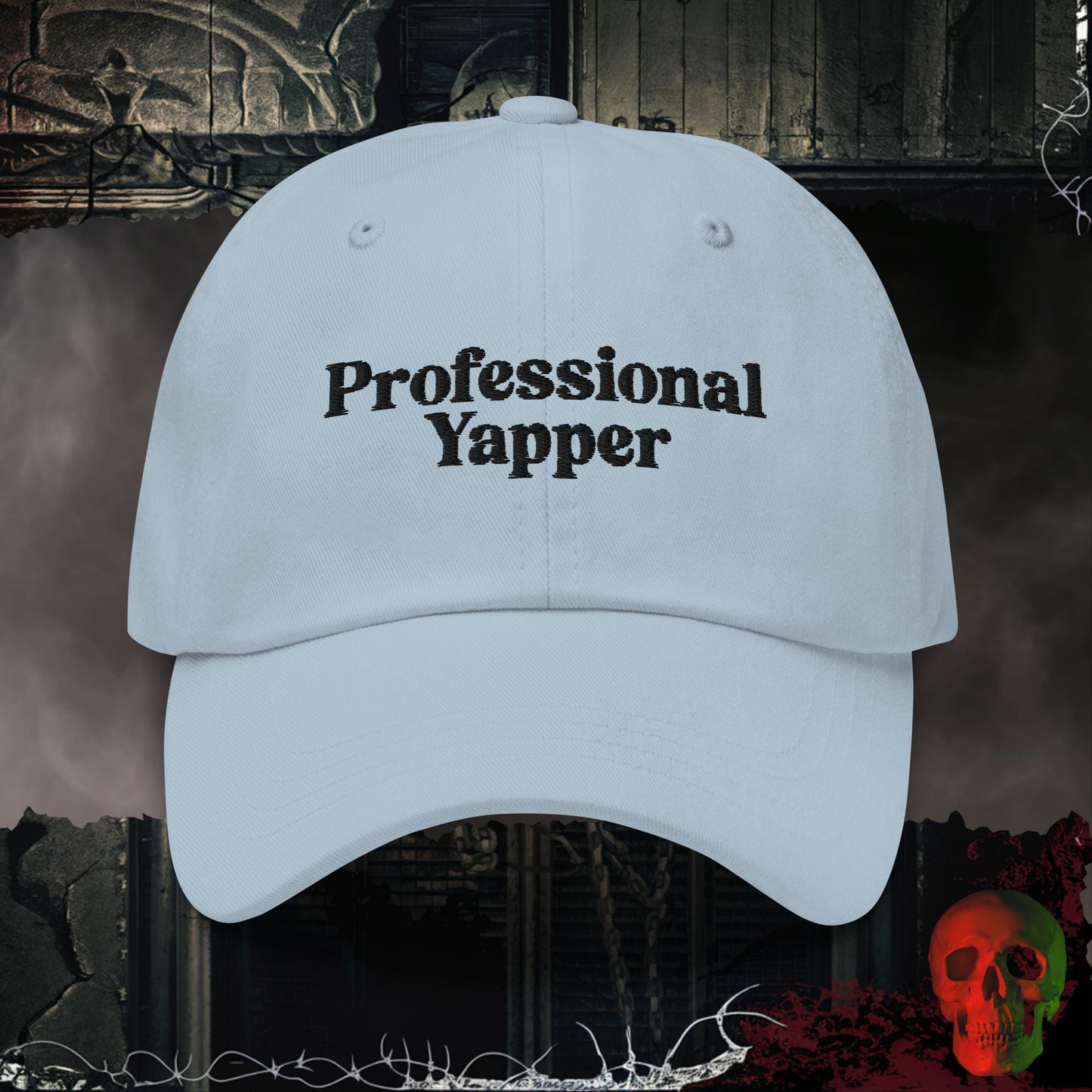 Hats Light Blue Professional Yapper Embroidered Hat