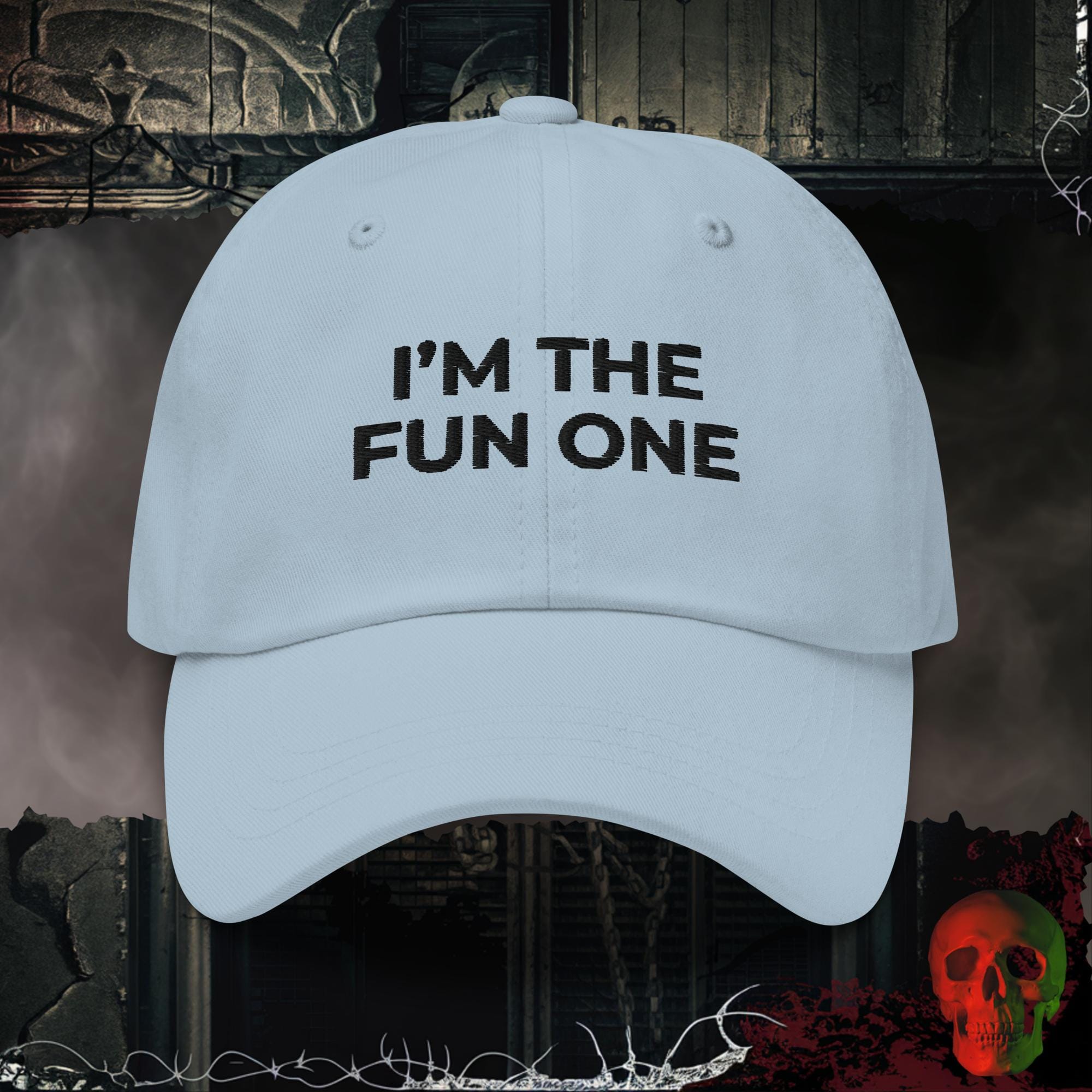 Hats Light Blue The Fun One Embroidered Hat