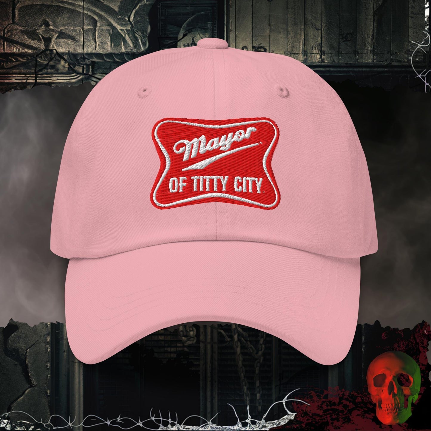 Hats Mayor of Titty City Embroidered Hat