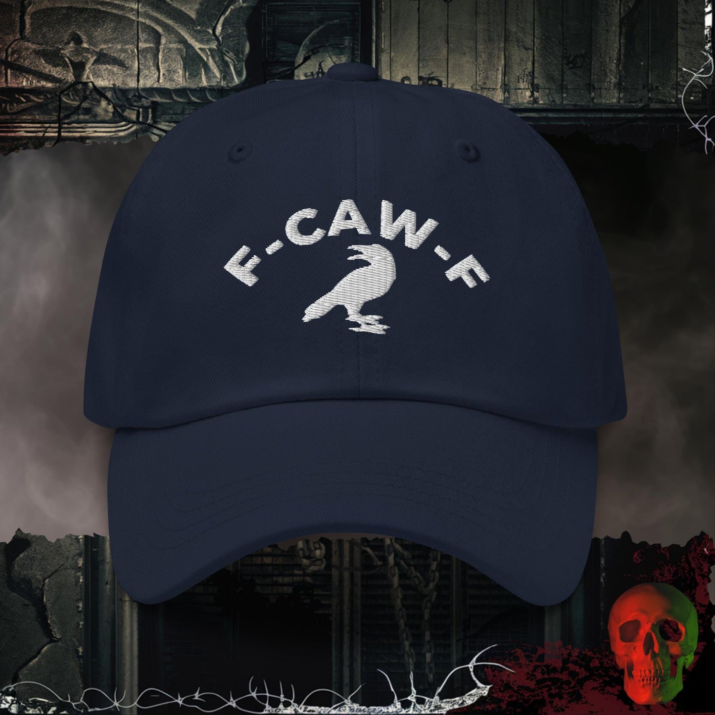 Hats Navy F-CAW-F Embroidered Hat