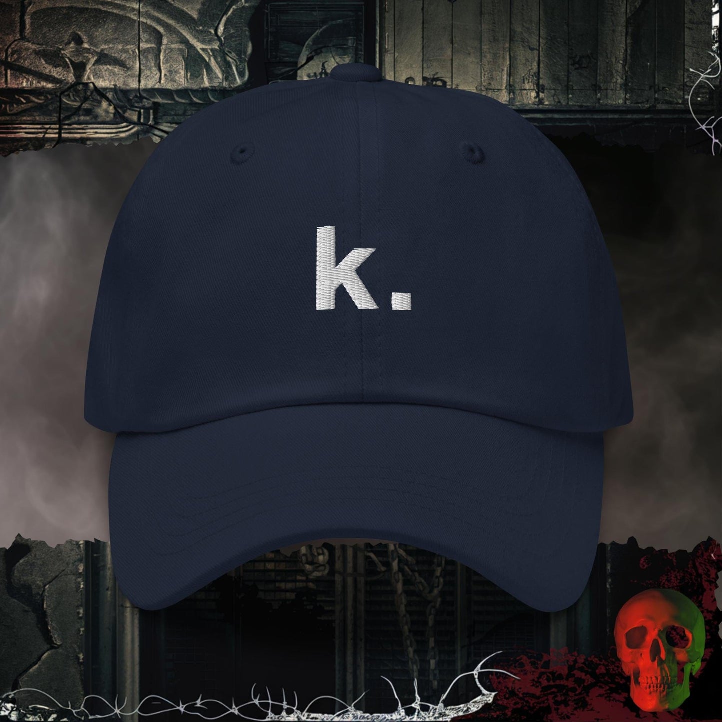 Hats Navy k. Embroidered Hat