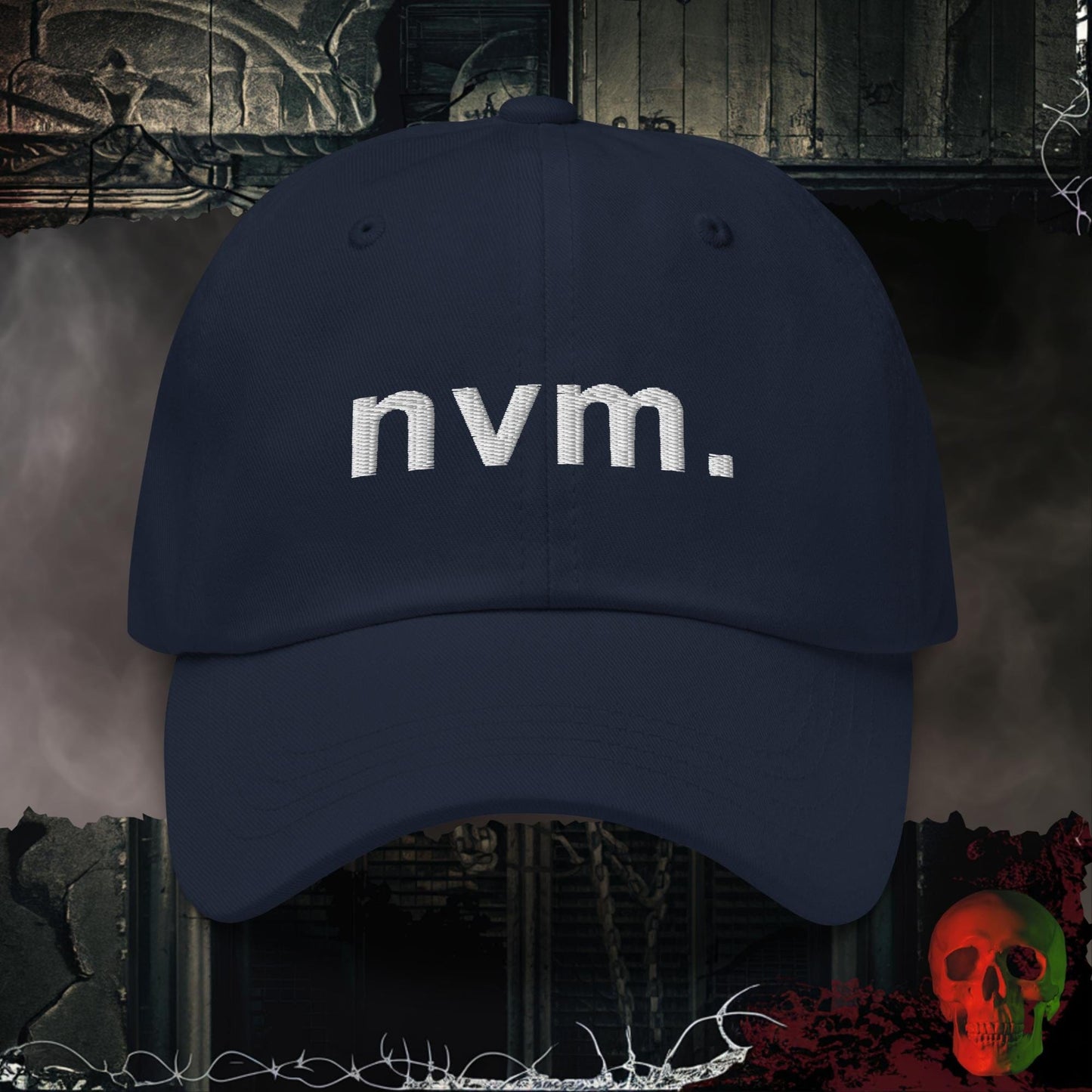 Hats Navy nvm. Embroidered Hat