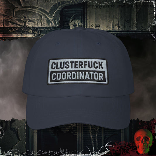 Hats Navy / One size Clusterf*ck Coordinator  Embroidered Hat