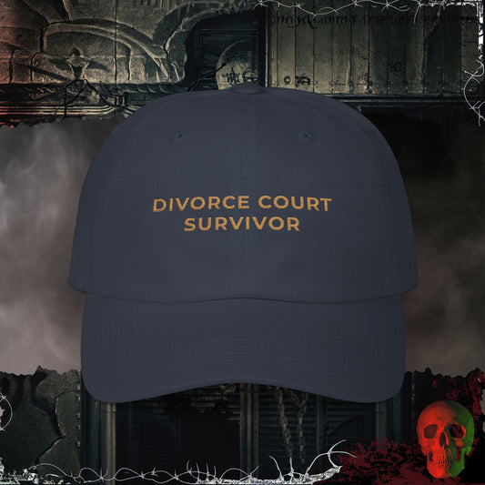 Hats Navy / One size Divorce Court Survivor Embroidered Hat