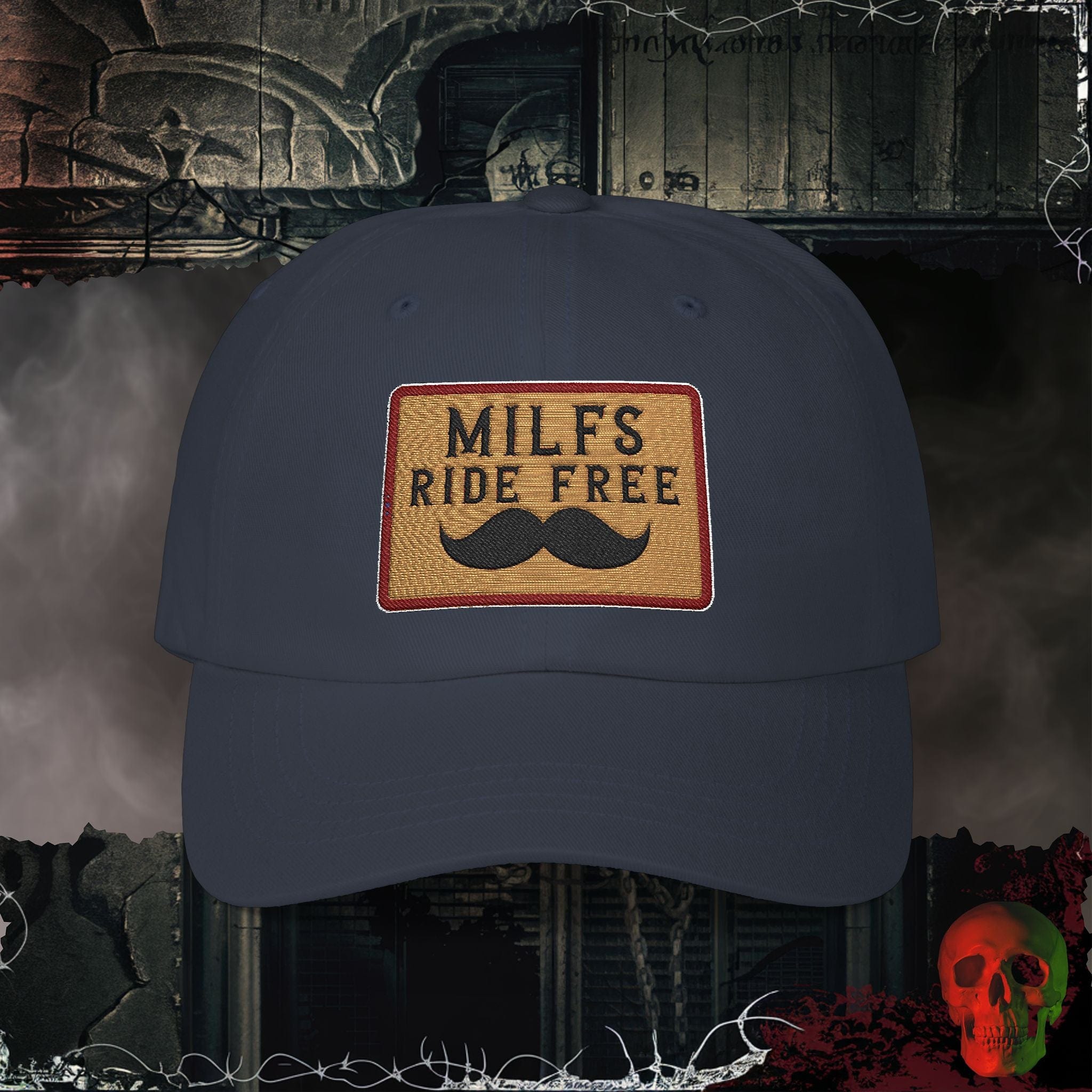 Hats Navy / One size Free Rides Embroidered Hat