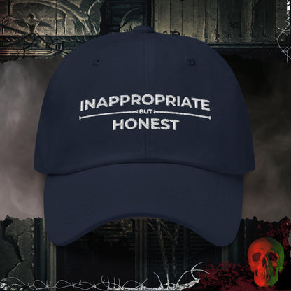 Hats Navy / One size Inappropriate But Honest Embroidered Hat