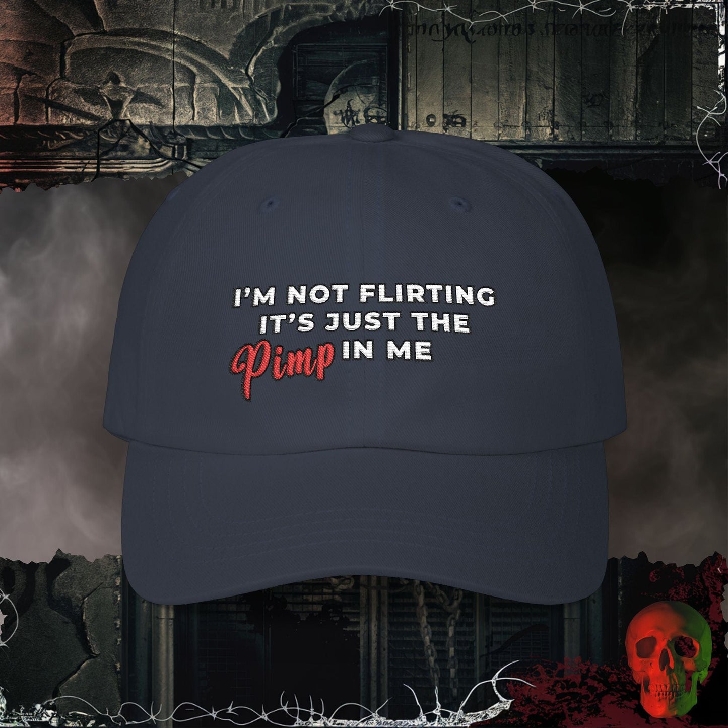 Hats Navy / One size Inner Pimp Swag Embroidered Hat